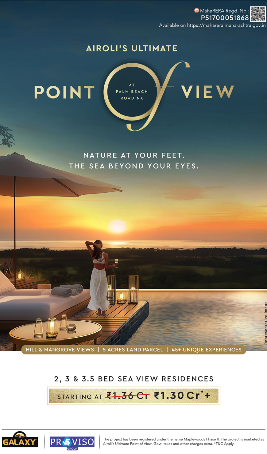 Point View by Galaxy Proviso Group, Palm Beach Road NX, Airoli - Mobile Banner